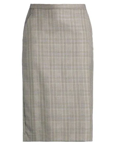 Compagnia Italiana Woman Midi Skirt Black Size 12 Polyester, Viscose, Elastane In Black