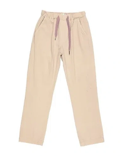 Baronio Toddler Boy Pants Beige Size 7 Cotton, Elastane In Brown