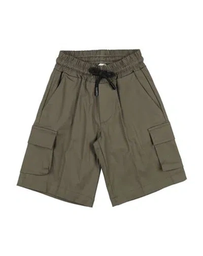 Numbers. Toddler Boy Pants Military Green Size 4 Cotton, Elastane In Green