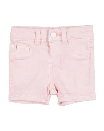Guess Newborn Girl Jeans Light Pink Size 3 Cotton, Elastane In Pink