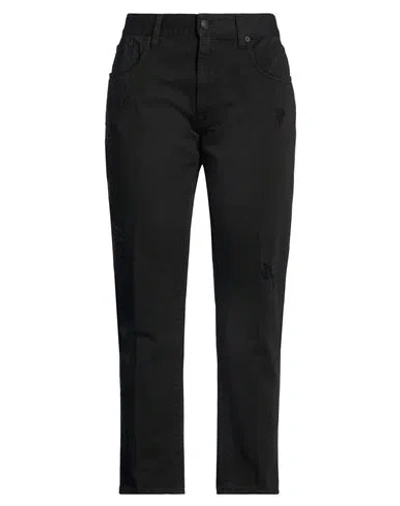 People (+)  Woman Pants Black Size 32 Cotton In Black