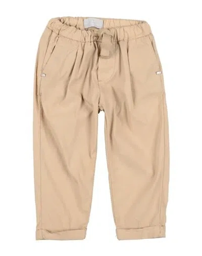 Entre Amis Toddler Boy Pants Beige Size 6 Cotton, Polyamide, Elastane In Brown