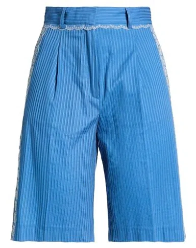 Paul & Joe Woman Shorts & Bermuda Shorts Azure Size 8 Cotton In Blue