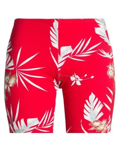 Rabanne Woman Shorts & Bermuda Shorts Red Size S Viscose, Elastane In Red