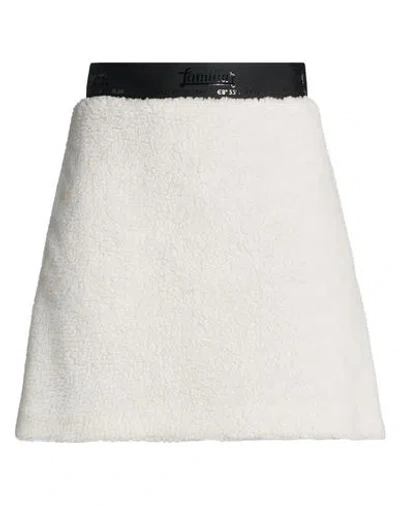 Herno Laminar Woman Mini Skirt Light Grey Size 6 Polyester In White