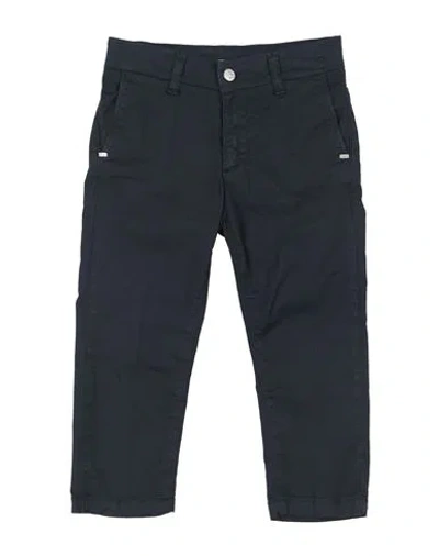 Entre Amis Garçon Toddler Boy Pants Midnight Blue Size 3 Cotton, Elastane In Black