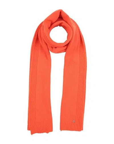 Liu •jo Man Man Scarf Orange Size - Wool, Polyamide In Orange