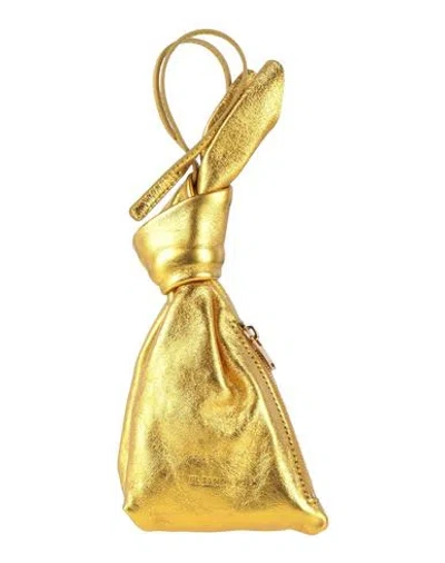Jil Sander Woman Coin Purse Gold Size - Leather In Gold