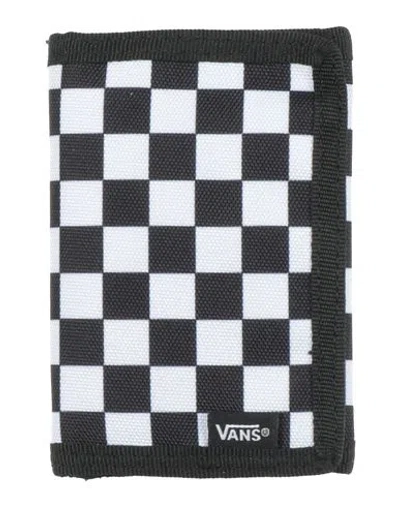 Vans Man Wallet Black Size - Polyester In Black