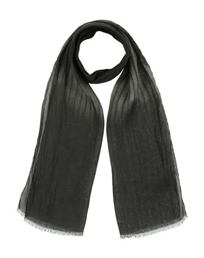 John Varvatos Man Scarf Dark Green Size - Modal In Black