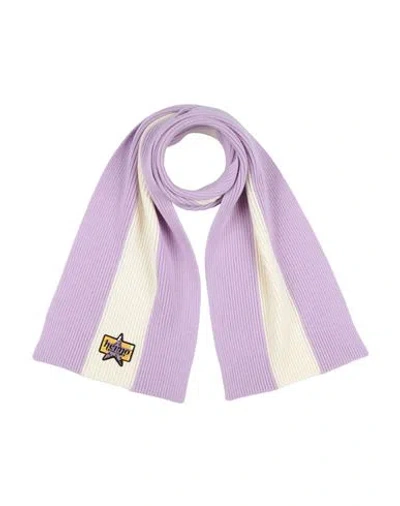 Herno Woman Scarf Lilac Size - Wool In Purple