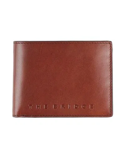 The Bridge Man Wallet Brown Size - Leather In Brown