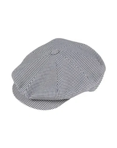 Borsalino Hat Midnight Blue Size 7 Cotton In Gray
