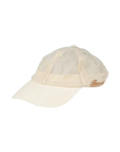 Borsalino Hat Beige Size Xl Polyamide, Cotton In White