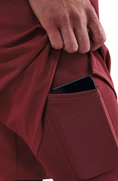 Nike Dri-fit Unlimited 2-in-1 Versatile Shorts In Red