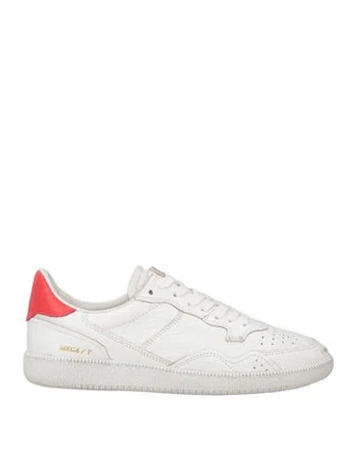 Hidnander Woman Sneakers White Size 8 Leather In White