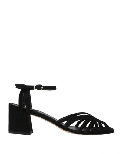 Islo Isabella Lorusso Woman Sandals Black Size 8 Leather In Black