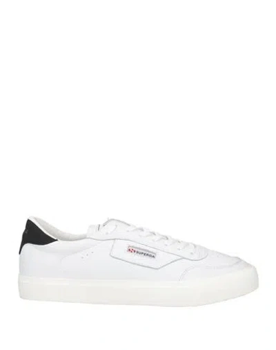 Superga Man Sneakers White Size 12 Leather In White