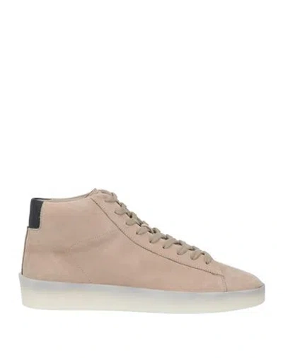 Essentials Fear Of God  Woman Sneakers Khaki Size 8 Leather In Brown