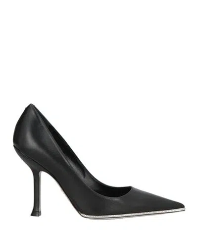 René Caovilla Rene' Caovilla Woman Pumps Black Size 8 Leather In Black