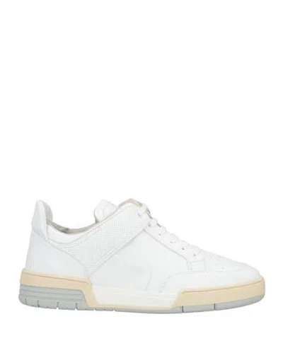 Jacob Cohёn Man Sneakers White Size 11.5 Leather In White