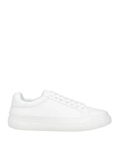 Marina Rinaldi Woman Sneakers White Size 7 Synthetisches Material In White