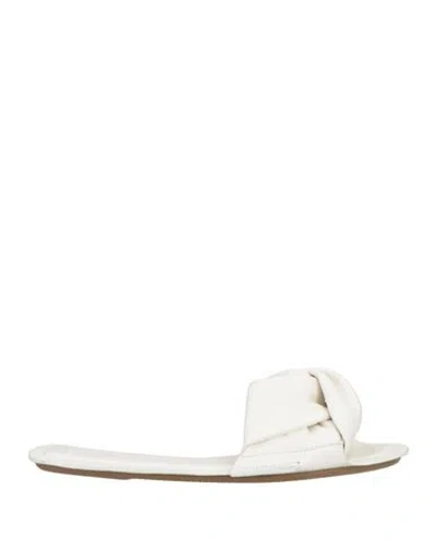 Rodo Woman Sandals White Size 6 Leather In White