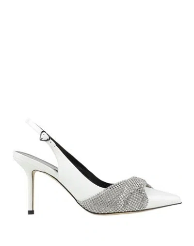 Tosca Blu Woman Pumps White Size 8 Leather In White