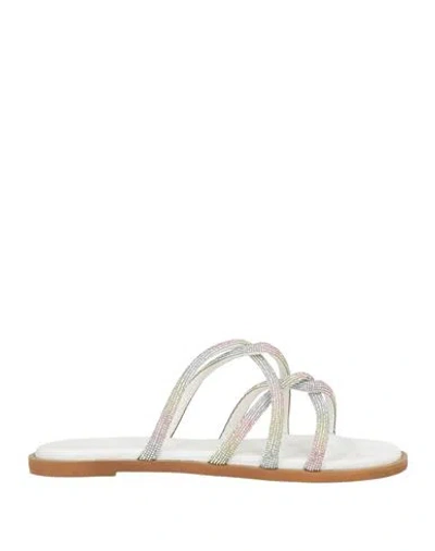 Tsakiris Mallas Woman Sandals Pink Size 8 Textile Fibers In Pink