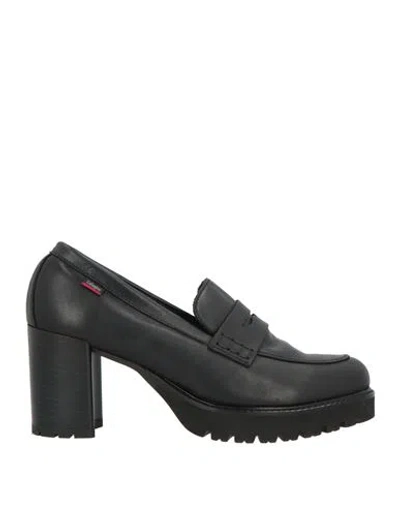 Callaghan Woman Loafers Black Size 8 Leather In Black
