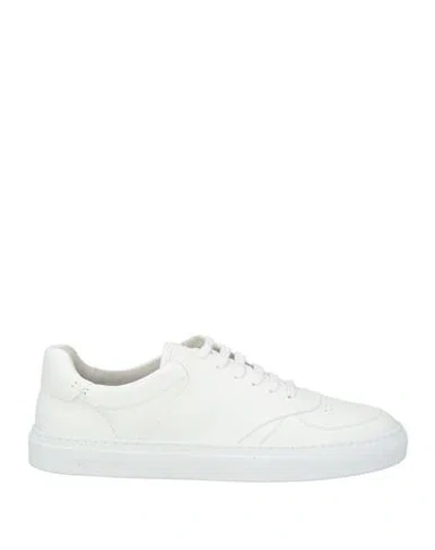 Jacob Cohёn Man Sneakers White Size 9 Leather In White