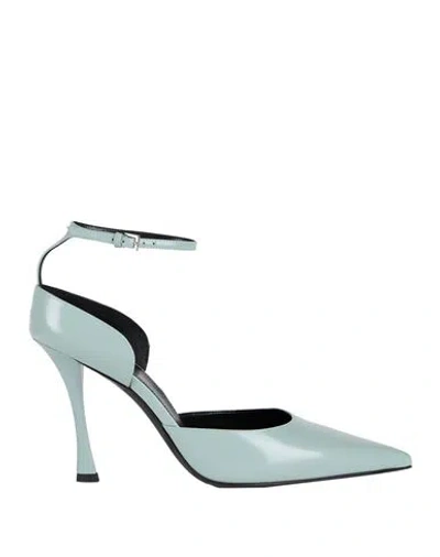 Givenchy Woman Pumps Grey Size 8 Calfskin In Multi