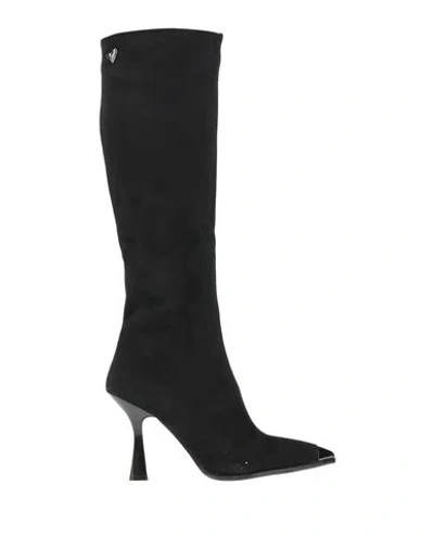 Tua By Braccialini Woman Boot Black Size 8 Textile Fibers In Black