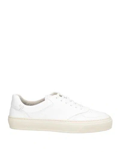 Jacob Cohёn Man Sneakers White Size 9 Leather In White