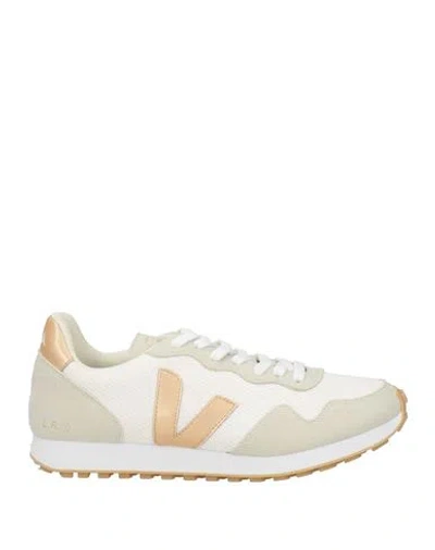 Veja Woman Sneakers White Size 5 Textile Fibers In White
