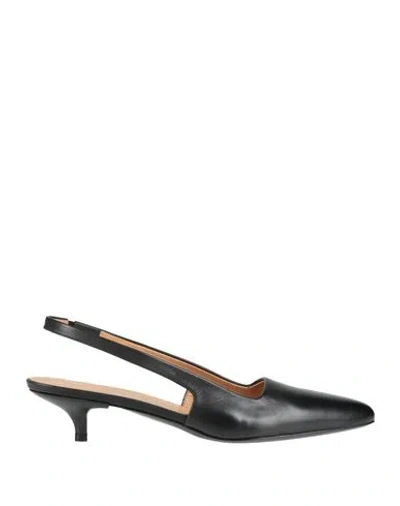 Marsèll Woman Pumps Black Size 7 Calfskin In Multi