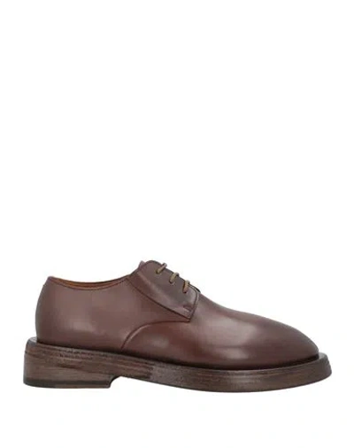 Marsèll Man Lace-up Shoes Brown Size 8 Calfskin In Brown