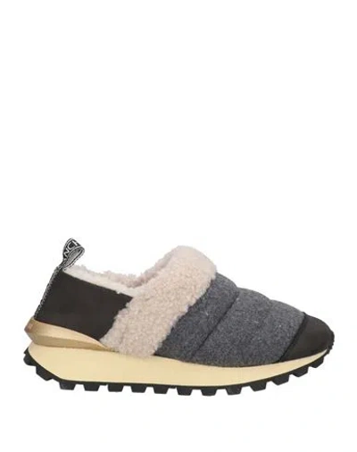 Voile Blanche Woman Sneakers Black Size 8 Leather In Black