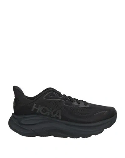 Hoka M Clifton 10 Woman Sneakers Black Size 8 Textile Fibers In Multi