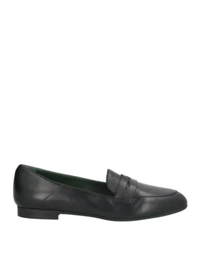 Noa A. Woman Loafers Black Size 8 Leather In Black