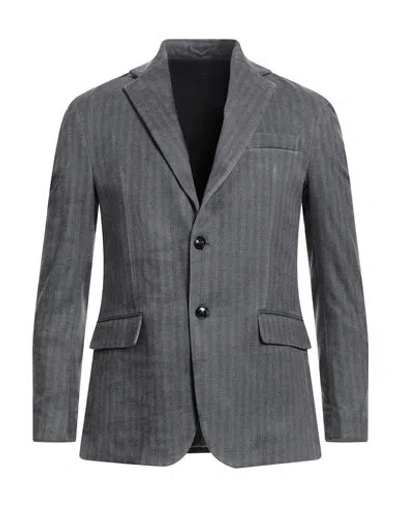 Liu •jo Man Man Blazer Grey Size 40 Polyester, Viscose, Elastane In Gray
