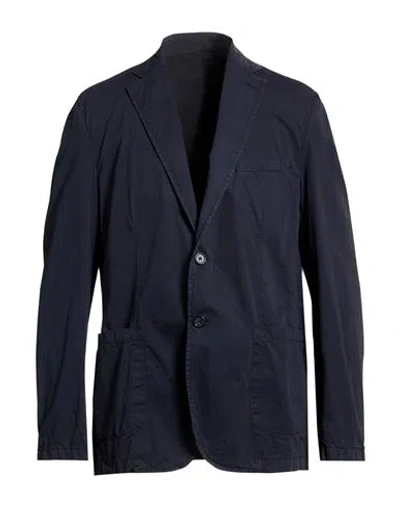 Marciano By Guess Man Blazer Midnight Blue Size 44 Cotton In Blue
