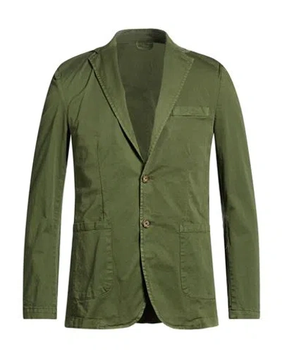 Marciano By Guess Man Blazer Military Green Size 44 Cotton In Green