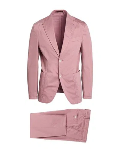 The Gigi Man Suit Antique Rose Size 42 Cotton, Lyocell, Elastane In Pink