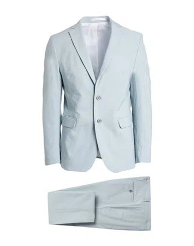 Marciano By Guess Man Suit Sky Blue Size 46 Polyester, Wool, Viscose In Blue