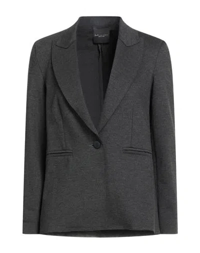 Soko Ni Inai Woman Blazer Charcoal Size M Viscose, Polyamide, Elastane In Gray