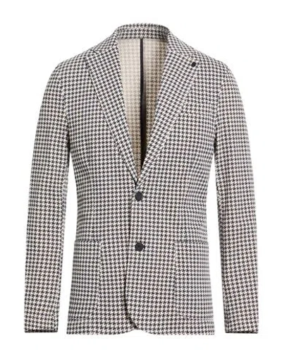 En Avance Man Blazer Midnight Blue Size 42 Cotton, Polyester In Blue