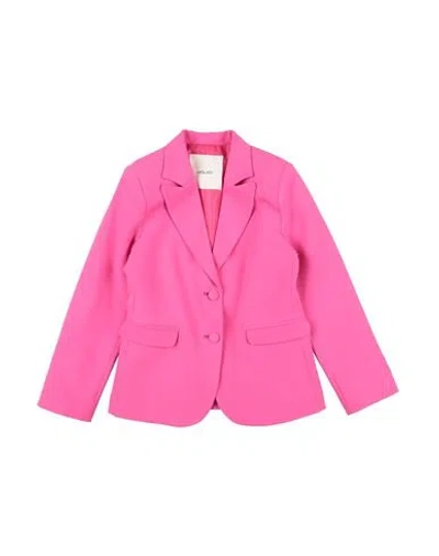 L:ú L:ú By Miss Grant Toddler Girl Blazer Fuchsia Size 6 Polyester, Elastane In Pink
