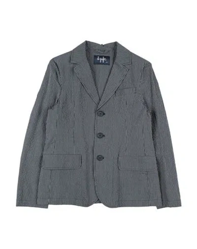 Il Gufo Toddler Boy Blazer Navy Size 6 Cotton, Polyamide, Elastane In Black