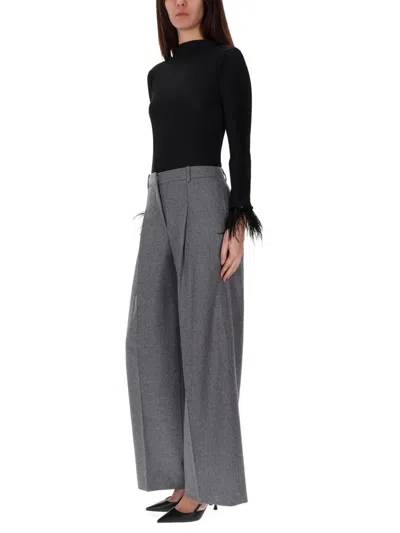 Hugo Boss Regular-fit Trousers With Pleated Front In Multi